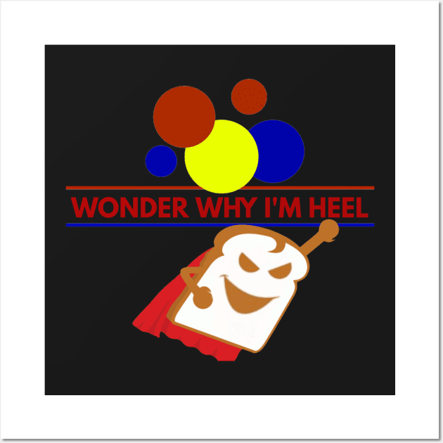 Wonder Why I'm Heel Wall Art by HeelProdigy2k